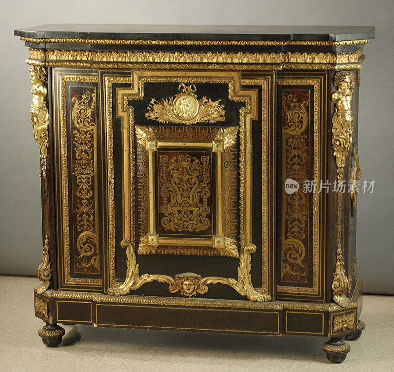 拿破仑三世镀金，Boulle Cabinet, 19世纪